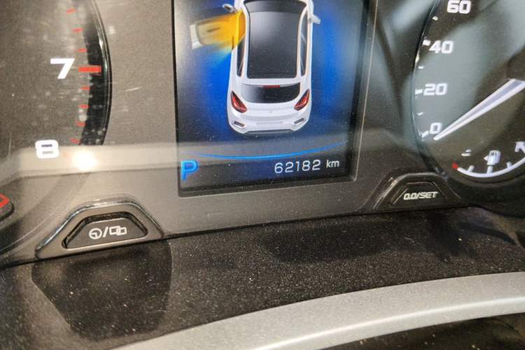 Used Geely Auto Emgrand GS 2018 Sport Edition 1.4T Automatic LingShang Model Odometer Close Up