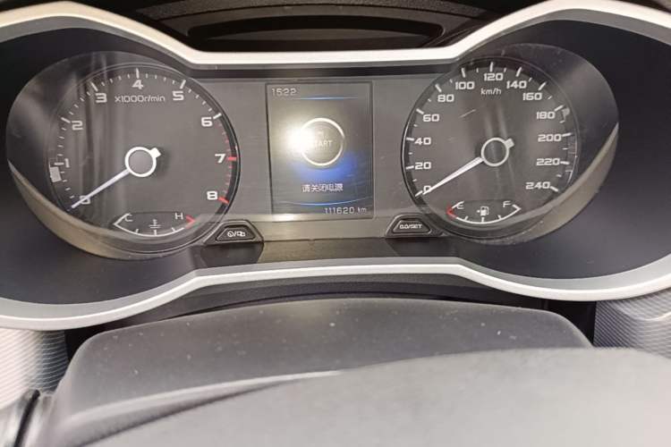 Used Geely Auto Emgrand GS 2018 Sport Edition 1.4T Automatic LingShang Model Odometer Close Up