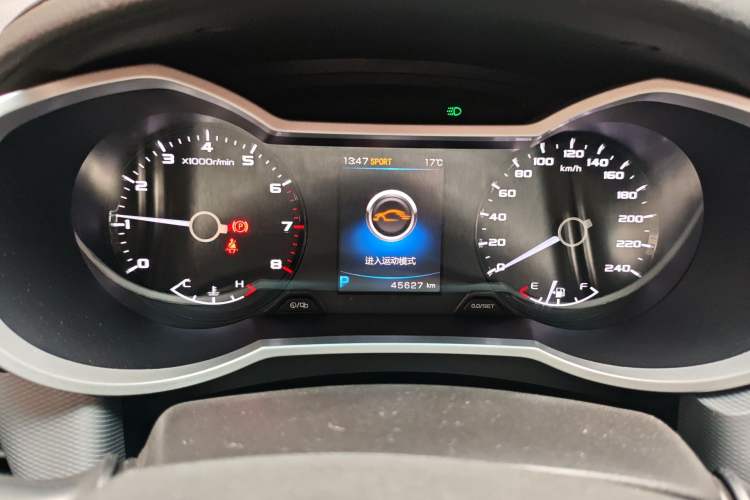 Used Geely Auto Emgrand GS 2018 Lingchao Edition 1.4T Automatic ZhenShang Smart Connectivity Model Instrument Cluster