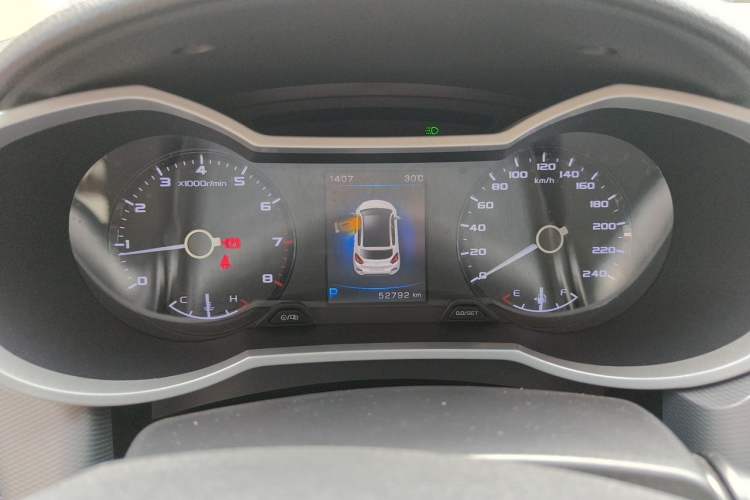 Used Geely Auto Emgrand GS 2018 Lingchao Edition 1.4T Automatic ZhenShang Smart Connectivity Model Odometer Close Up