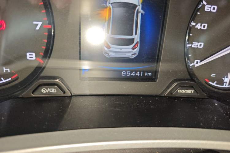 Used Geely Auto Emgrand GS 2018 Sport Edition 1.4T Automatic ZhenShang Model Odometer Close Up