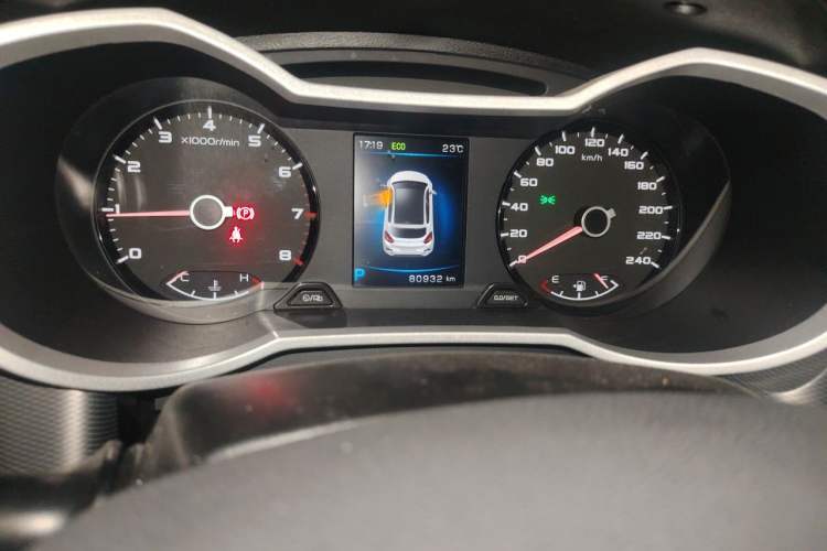 Used Geely Auto Emgrand GS 2018 Lingchao Edition 1.4T Automatic ZhenShang Smart Connectivity Model Odometer Close Up