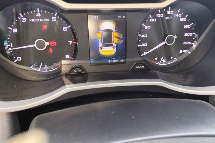 Used Geely Auto Emgrand GS 2018 Sport Edition 1.8L Automatic LingShang Model Odometer Close Up