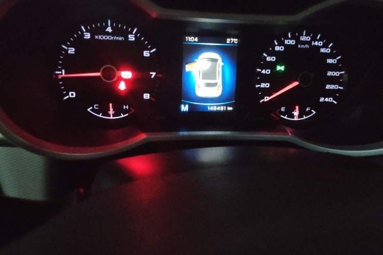 Used Geely Auto Emgrand GS 2018 Sport Edition 1.4T Manual LingShang Model Odometer Close Up