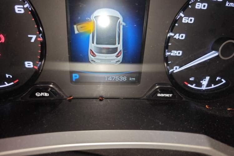 Used Geely Auto Emgrand GS 2018 Lingchao Edition 1.4T Automatic ZhenShang Smart Connectivity Model Odometer Close Up