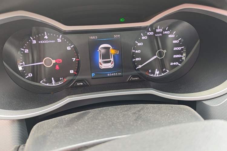 Used Geely Auto Emgrand GS 2018 Sport Edition 1.8L Automatic LingShang Model Odometer Close Up