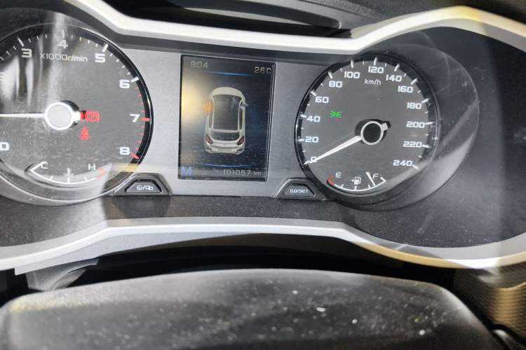 Used Geely Auto Emgrand GS 2018 Sport Edition 1.4T Manual LingShang Model Odometer Close Up