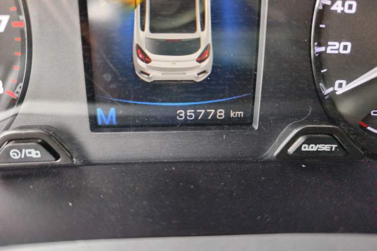 Used Geely Auto Emgrand GS 2018 Elegant Edition 1.8L Manual LingShang Model Odometer Close Up