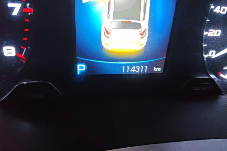 Used Geely Auto Emgrand GS 2018 Lingchao Edition 1.4T Automatic LingShang Smart Connectivity Model Odometer Close Up