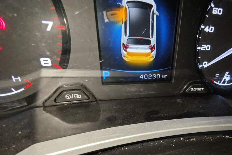 Used Geely Auto Emgrand GS 2018 Sport Edition 1.4T Automatic LingShang Model Odometer Close Up