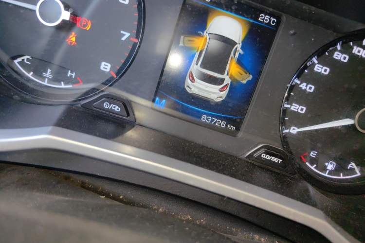 Used Geely Auto Emgrand GS 2018 Elegant Edition 1.8L Manual LingShang Model Odometer Close Up