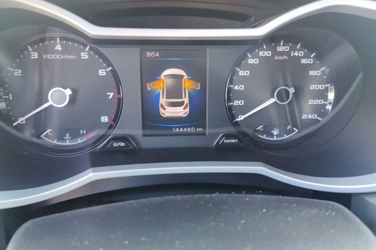 Used Geely Auto Emgrand GS 2018 Sport Edition 1.4T Automatic LingShang Model Odometer Close Up