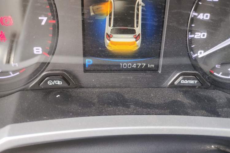 Used Geely Auto Emgrand GS 2018 Lingchao Edition 1.4T Automatic ZhenShang Smart Connectivity Model Odometer Close Up