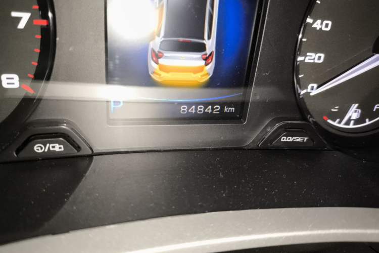 Used Geely Auto Emgrand GS 2018 Lingchao Edition 1.4T Automatic LingShang Smart Connectivity Model Odometer Close Up