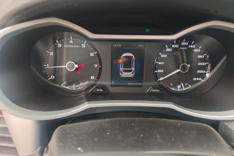 Used Geely Auto Emgrand GS 2018 Sport Edition 1.4T Automatic LingShang Model Odometer Close Up