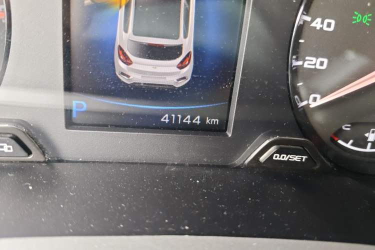 Used Geely Auto Emgrand GS 2018 Lingchao Edition 1.4T Automatic LingShang Smart Connectivity Model Odometer Close Up