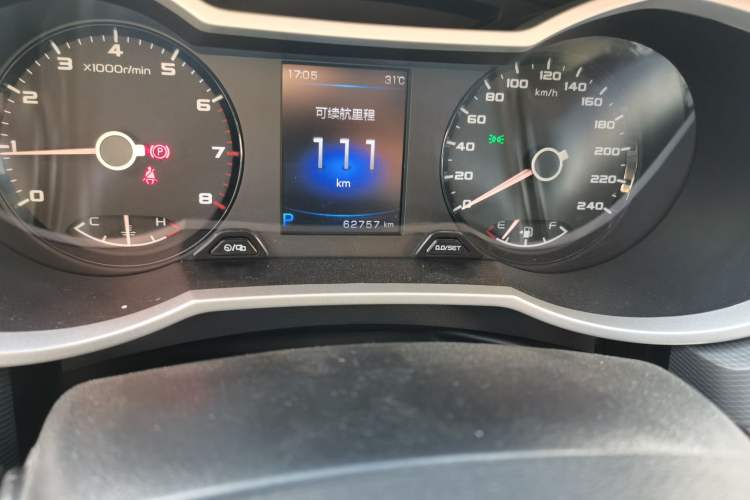 Used Geely Auto Emgrand GS 2018 Lingchao Edition 1.4T Automatic ZhenShang Smart Connectivity Model Odometer Close Up