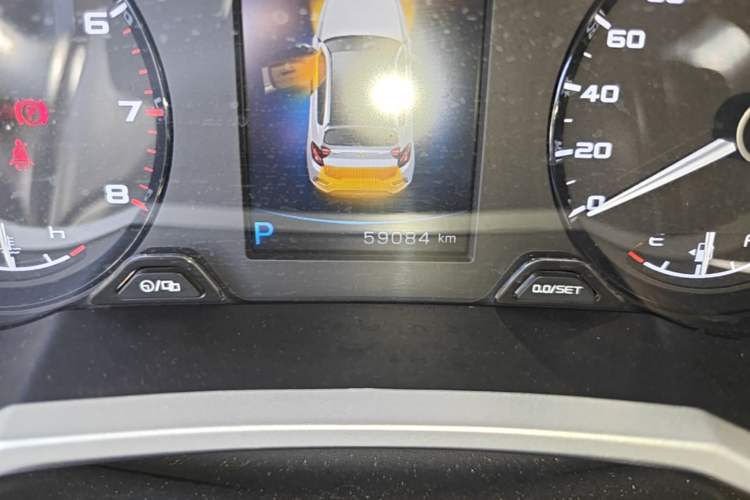 Used Geely Auto Emgrand GS 2018 Sport Edition 1.4T Automatic LingShang Model Odometer Close Up