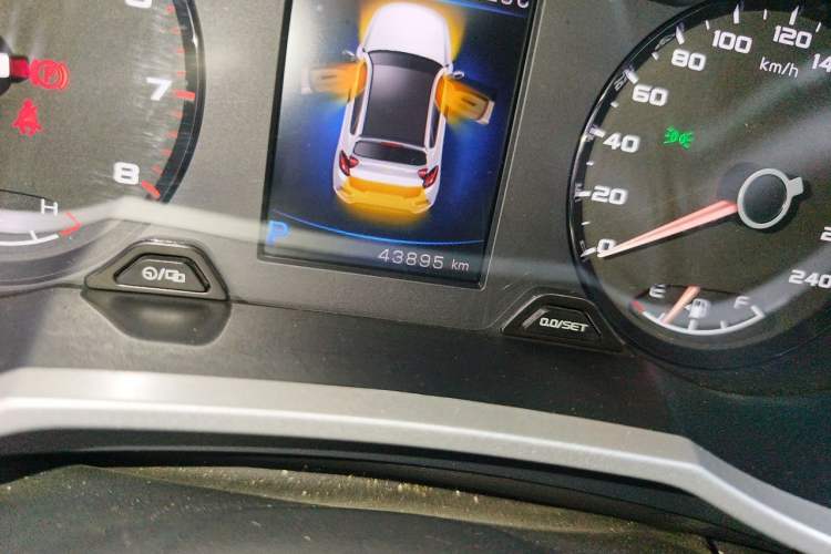 Used Geely Auto Emgrand GS 2018 Sport Edition 1.4T Automatic LingShang Model Odometer Close Up
