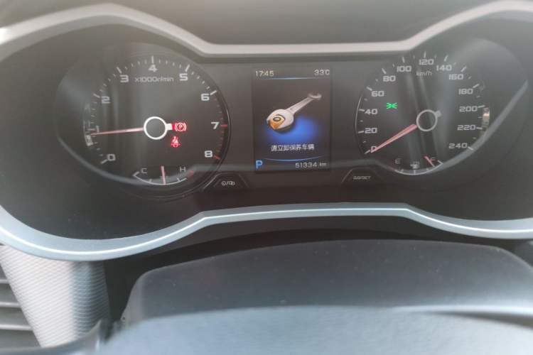Used Geely Auto Emgrand GS 2018 Sport Edition 1.4T Automatic LingShang Model Odometer Close Up