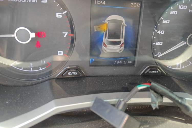 Used Geely Auto Emgrand GS 2018 Sport Edition 1.4T Automatic ZhenShang Model Odometer Close Up