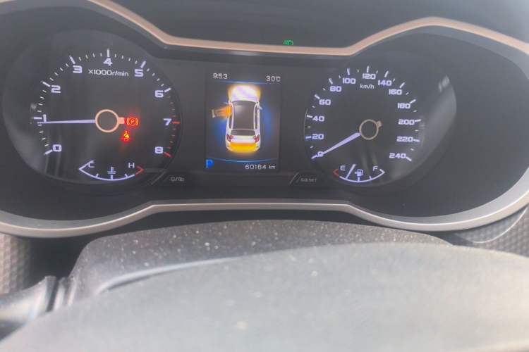 Used Geely Auto Emgrand GS 2018 Elegant Edition 1.8L Automatic LingShang Model Odometer Close Up