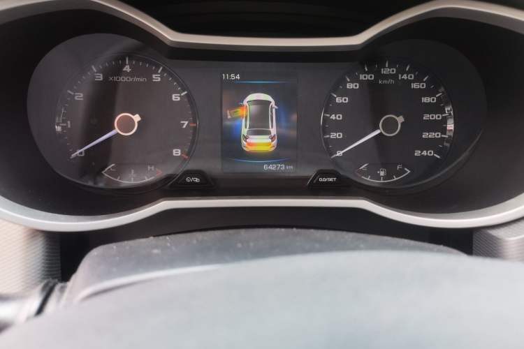 Used Geely Auto Emgrand GS 2018 Sport Edition 1.8L Automatic LingShang Model Odometer Close Up