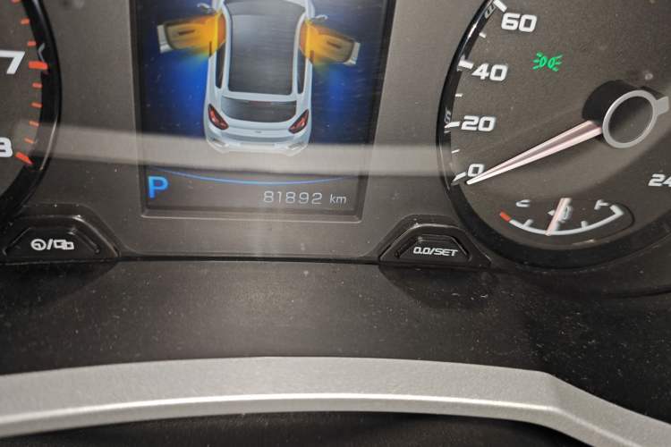Used Geely Auto Emgrand GS 2018 Lingchao Edition 1.4T Automatic LingShang Smart Connectivity Model Odometer Close Up