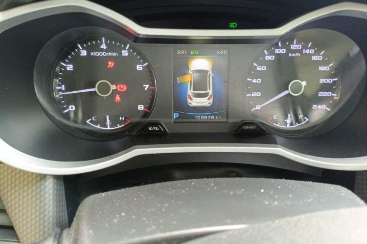 Used Geely Auto Emgrand GS 2018 Sport Edition 1.8L Automatic LingShang Model Odometer Close Up