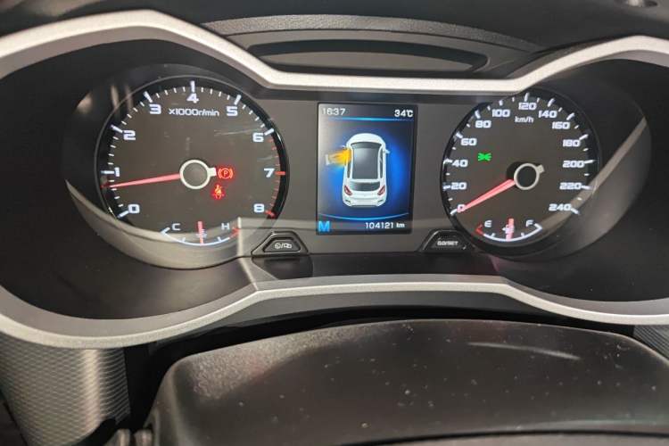 Used Geely Auto Emgrand GS 2018 Sport Edition 1.4T Manual LingShang Model Odometer Close Up