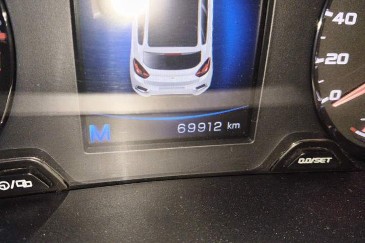 Used Geely Auto Emgrand GS 2018 Sport Edition 1.4T Manual LingShang Model Odometer Close Up