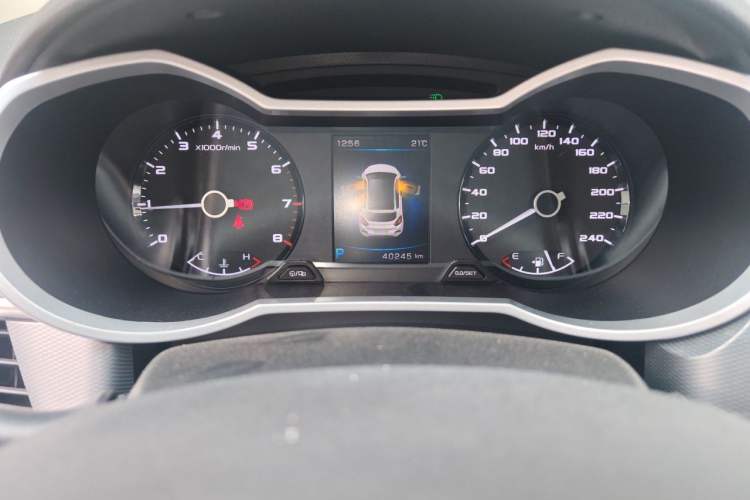 Used Geely Auto Emgrand GS 2018 Lingchao Edition 1.4T Automatic LingShang Smart Connectivity Model Odometer Close Up