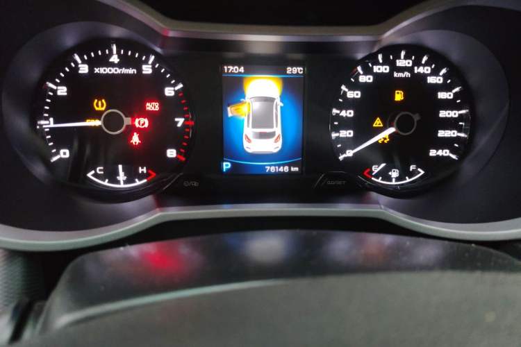 Used Geely Auto Emgrand GS 2018 Sport Edition 1.4T Automatic LingShang Model Odometer Close Up