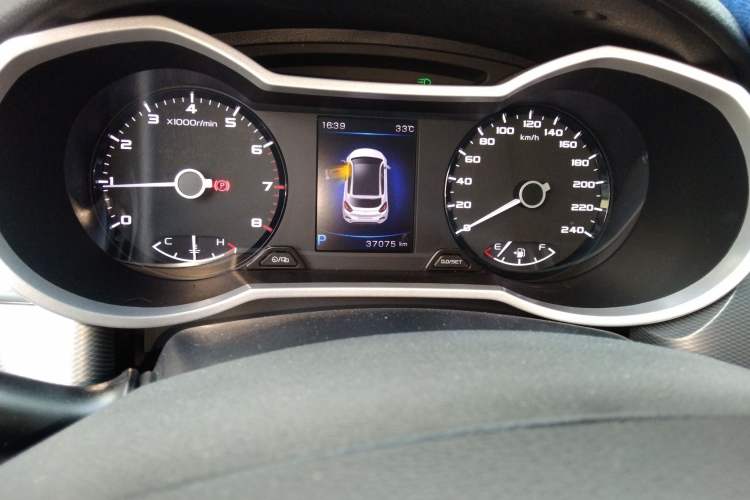 Used Geely Auto Emgrand GS 2018 Lingchao Edition 1.4T Automatic ZhenShang Smart Connectivity Model Odometer Close Up