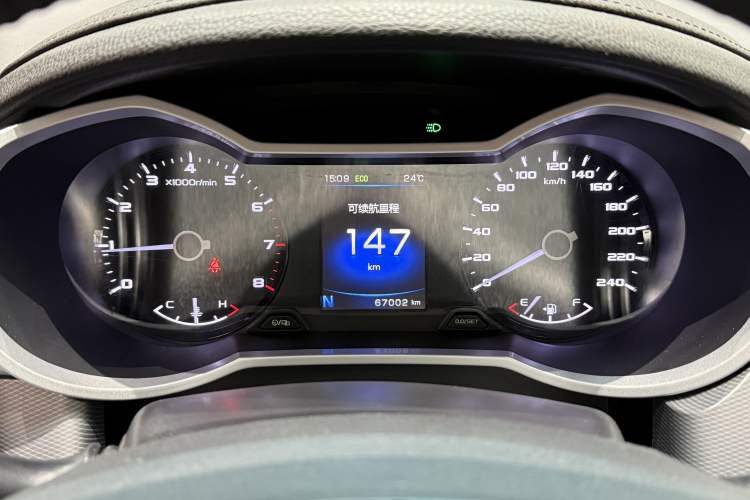 Used Geely Auto Emgrand GS 2018 Lingchao Edition 1.4T Automatic LingShang Smart Connectivity Model Odometer Close Up