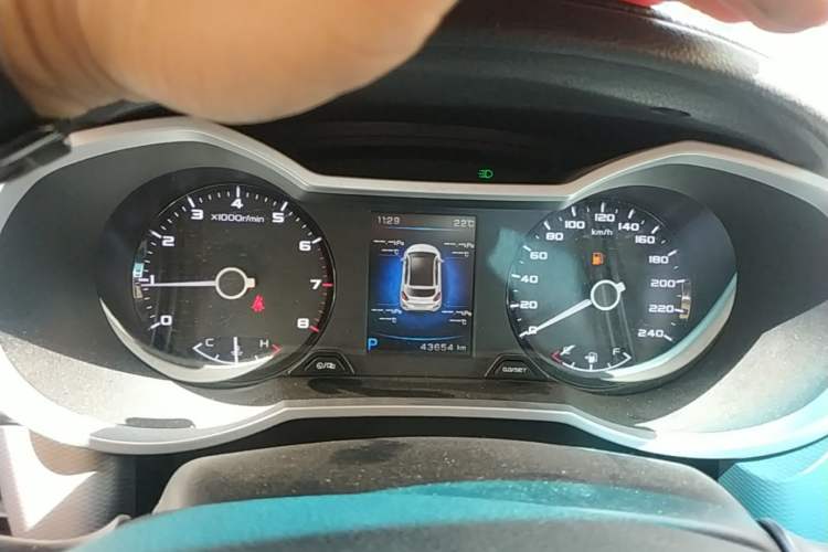Used Geely Auto Emgrand GS 2018 Lingchao Edition 1.4T Automatic Zunshang Smart Connectivity Model Instrument Cluster