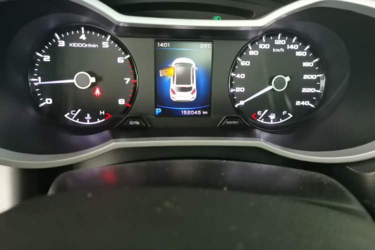 Used Geely Auto Emgrand GS 2018 Sport Edition 1.8L Automatic LingShang Model Odometer Close Up