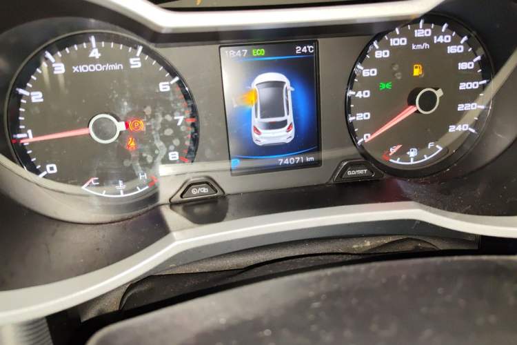 Used Geely Auto Emgrand GS 2018 Sport Edition 1.4T Automatic LingShang Model Odometer Close Up