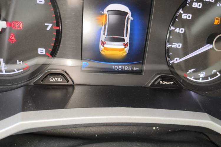 Used Geely Auto Emgrand GS 2018 Sport Edition 1.8L Automatic LingShang Model Odometer Close Up
