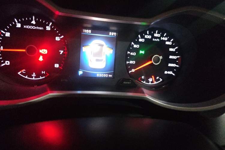 Used Geely Auto Emgrand GS 2018 Lingchao Edition 1.4T Automatic ZhenShang Smart Connectivity Model Odometer Close Up
