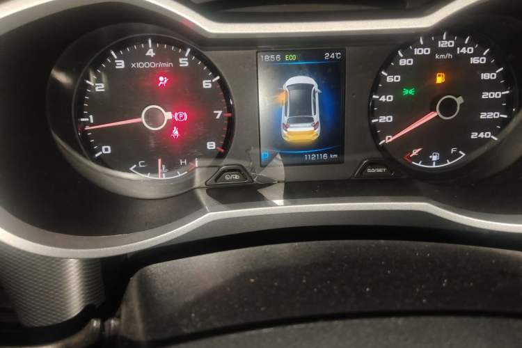 Used Geely Auto Emgrand GS 2018 Sport Edition 1.8L Automatic LingShang Model Odometer Close Up