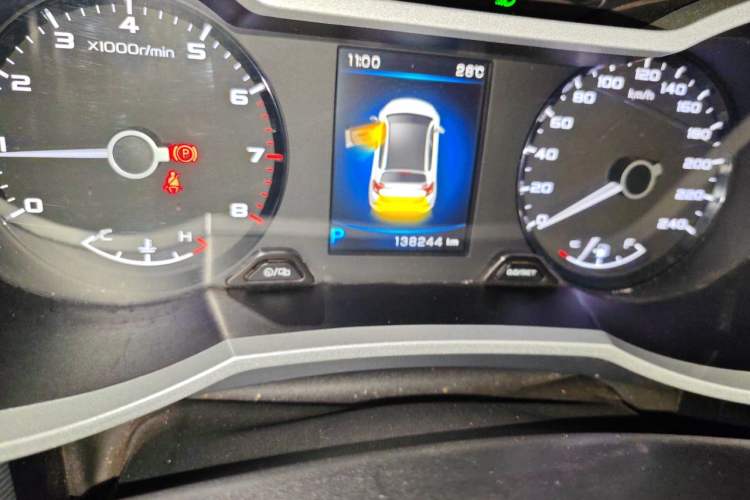 Used Geely Auto Emgrand GS 2018 Sport Edition 1.4T Automatic LingShang Model Odometer Close Up