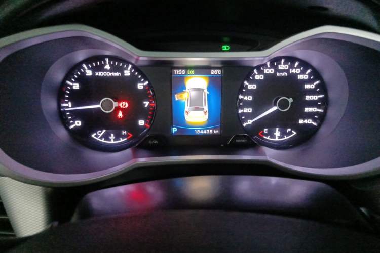 Used Geely Auto Emgrand GS 2018 Sport Edition 1.8L Automatic LingShang Model Odometer Close Up