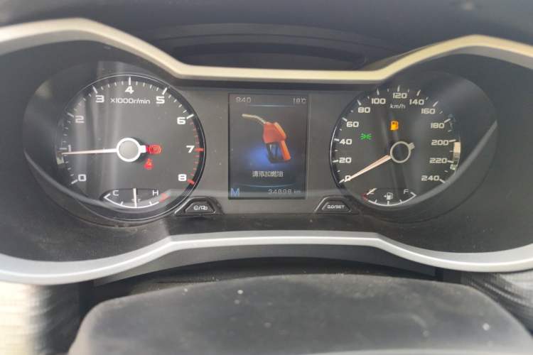 Used Geely Auto Emgrand GS 2018 Elegant Edition 1.8L Manual LingShang Model Odometer Close Up