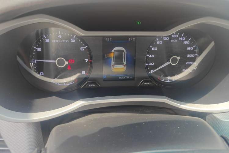 Used Geely Auto Emgrand GS 2018 Sport Edition 1.4T Automatic LingShang Model Odometer Close Up