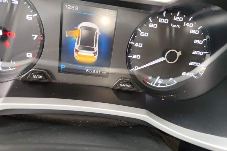 Used Geely Auto Emgrand GS 2018 Sport Edition 1.4T Automatic LingShang Model Odometer Close Up