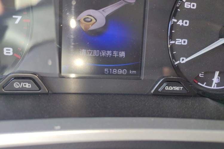 Used Geely Auto Emgrand GS 2019 1.4T CVT Active Odometer Close Up