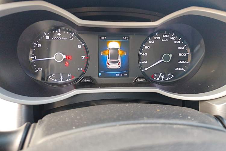 Used Geely Auto Emgrand GS 2019 1.4T CVT Active Odometer Close Up