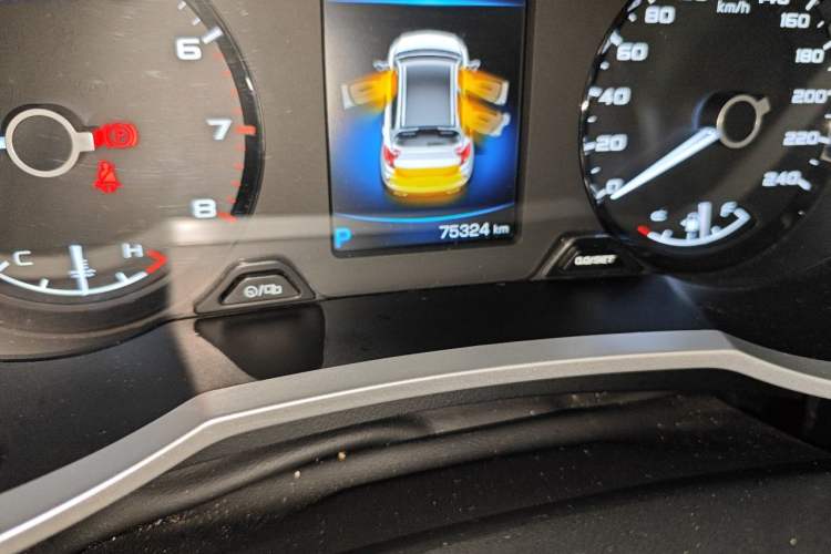 Used Geely Auto Emgrand GS 2019 1.5TD DCT Active 260T Odometer Close Up