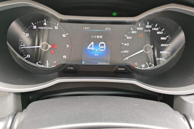 Used Geely Auto Emgrand GS 2019 1.4T CVT Edition Odometer Close Up